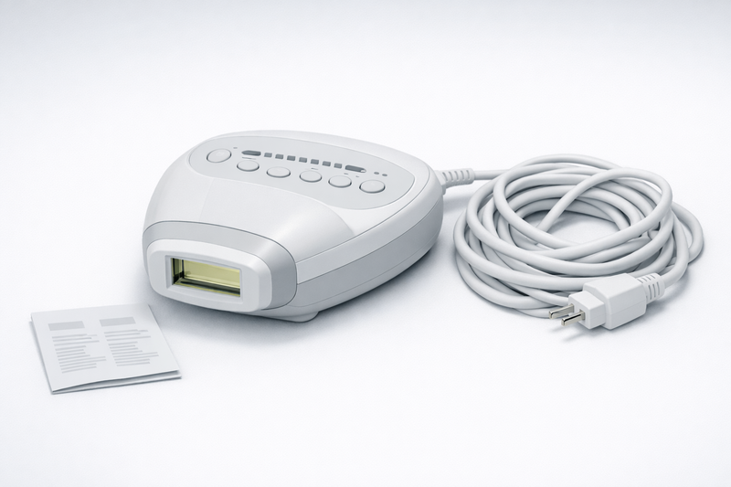 Typical IPL device with limited guidance